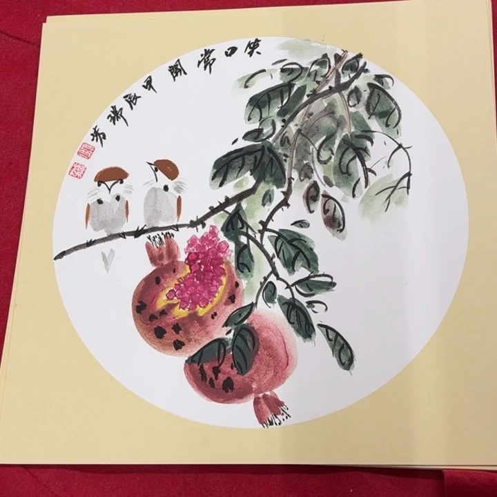 国画花鸟的翅膀和翅膀是一样的