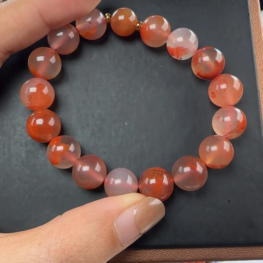 南红玛瑙未镶嵌手链