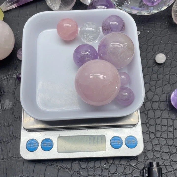 水晶8未镶嵌海**川天然水晶
