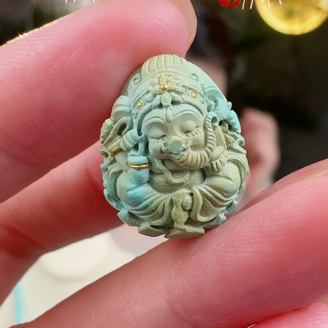 绿松石珠宝奇石未镶嵌