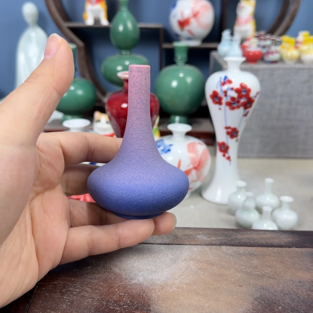 陶瓷手工小花器摆件