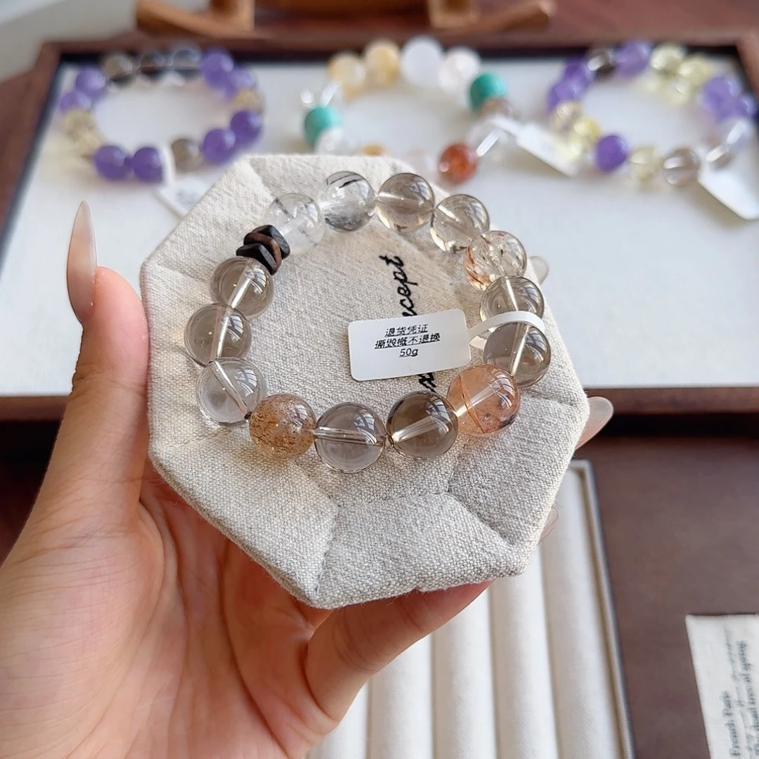 听***吟水晶未镶嵌手串48小时鉴赏