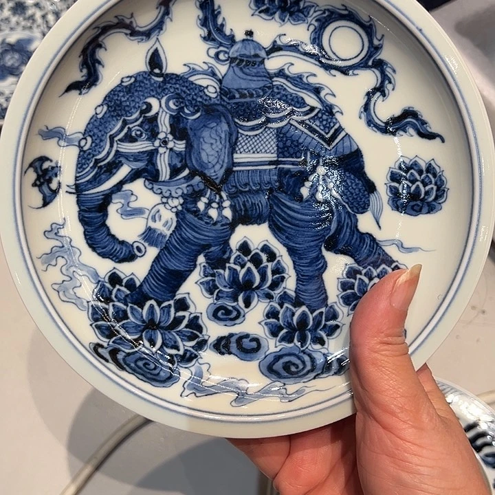 景土仿明吉祥如意壶承