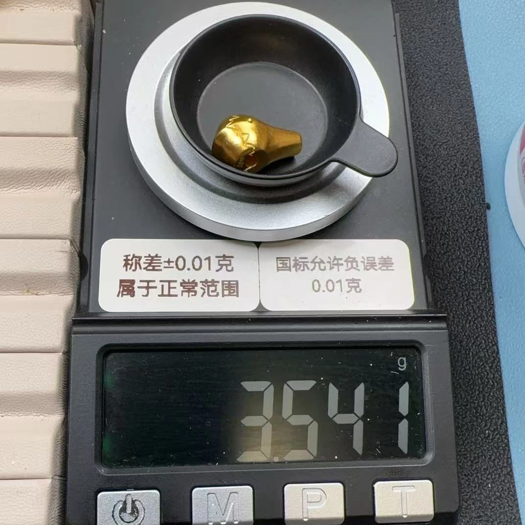 W足金黄金纯金三通配件