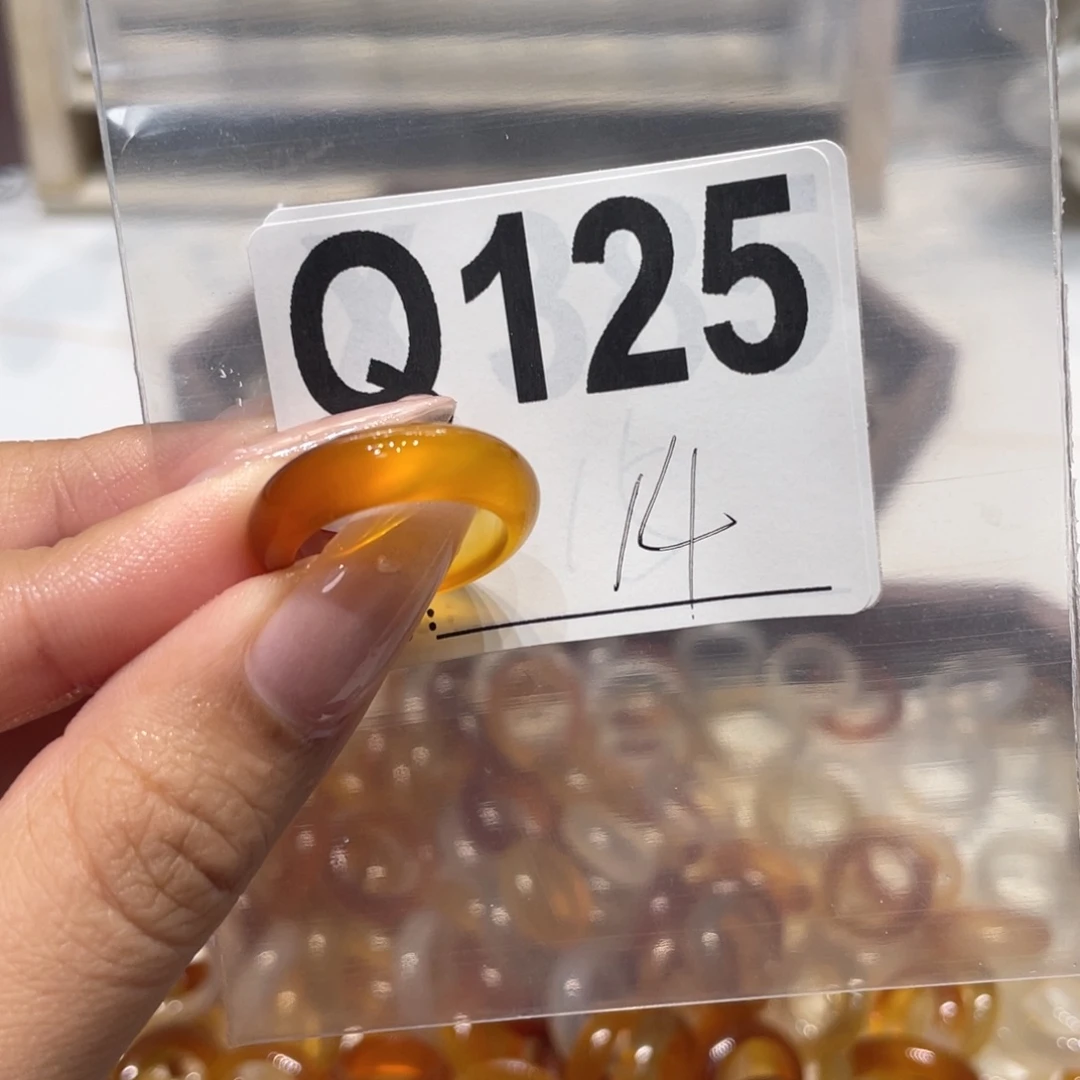 玛瑙/玉髓未镶嵌戒指125