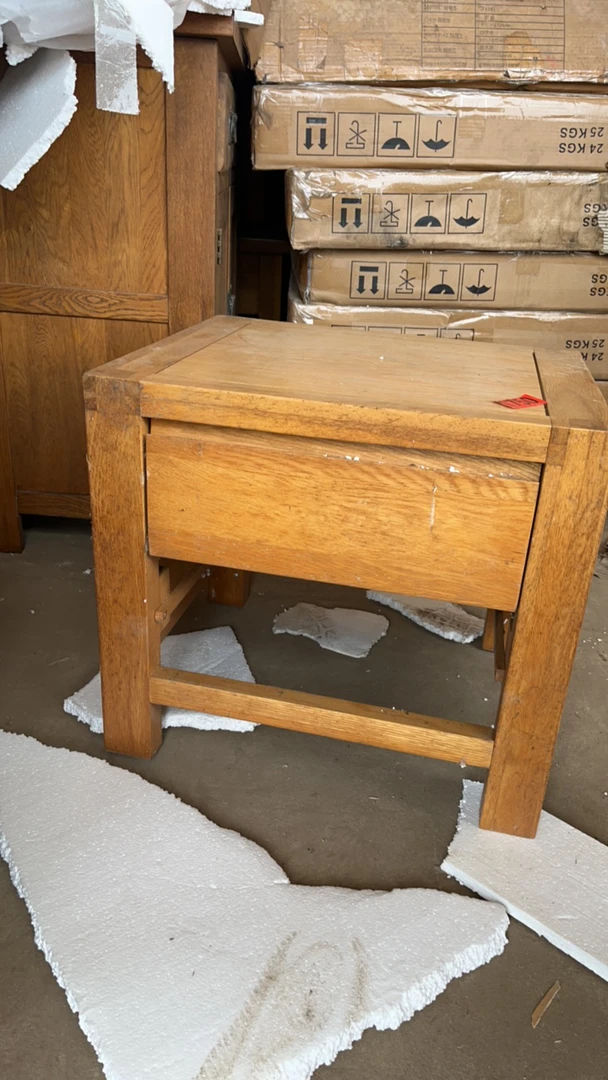 床头柜白橡50×42×45瑕疵无售后孙1750