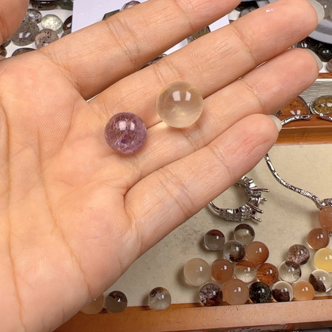 ****༻水晶手串银S925镶嵌