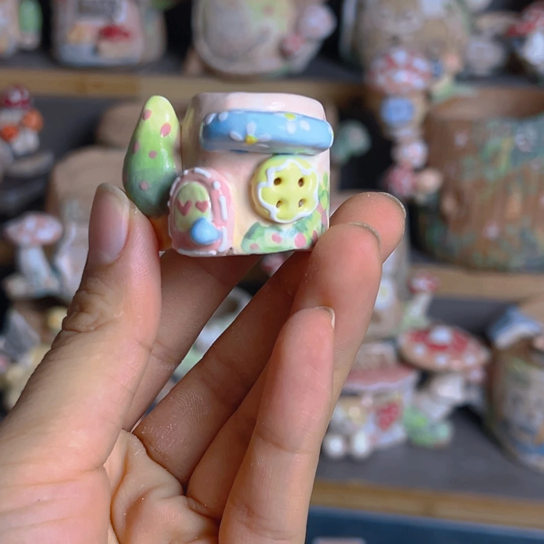 小***铛老梧家的手工多肉花盆