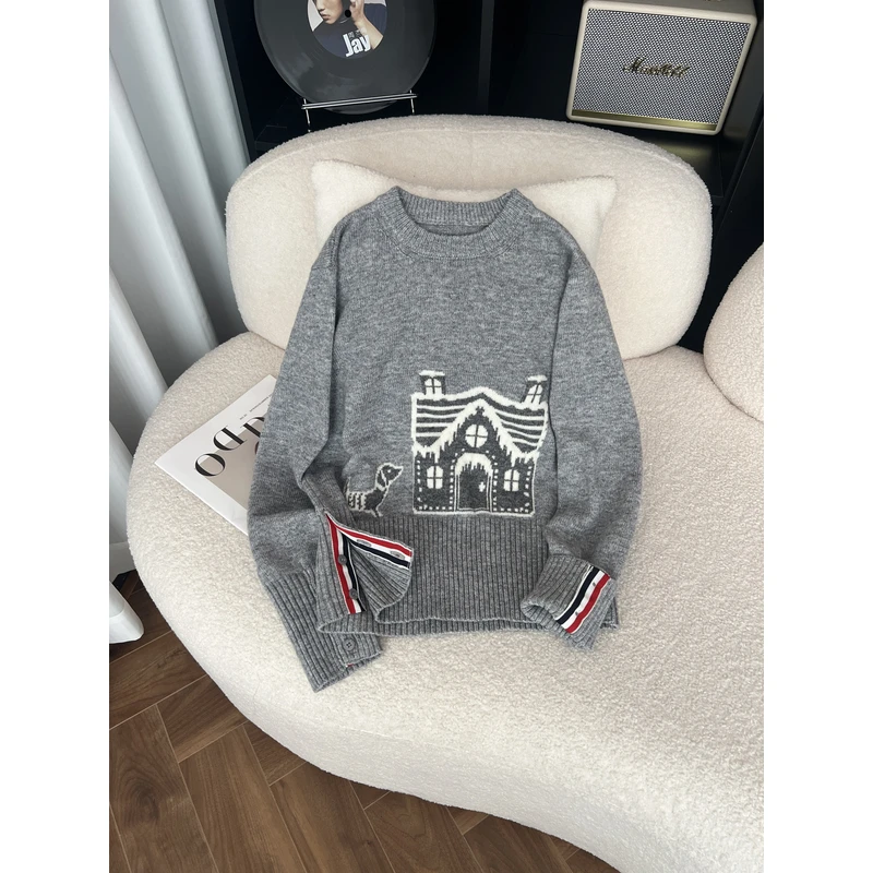 KAISIO春秋简约时尚百搭圆领长袖内搭毛衣2412211