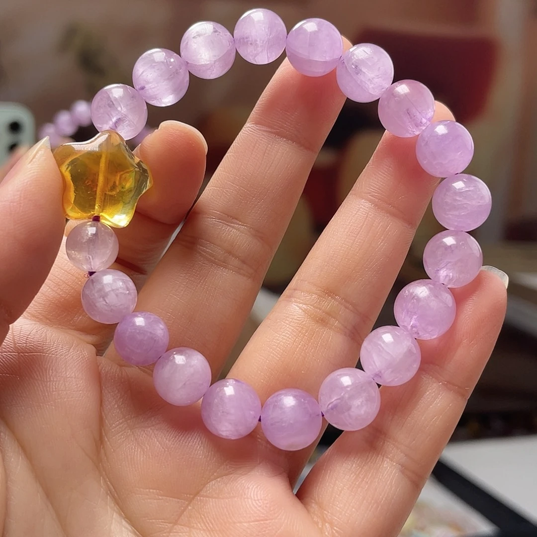 琥珀未镶嵌裸石手串