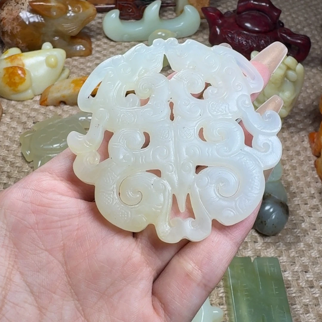 吊坠白玉菩提挂件