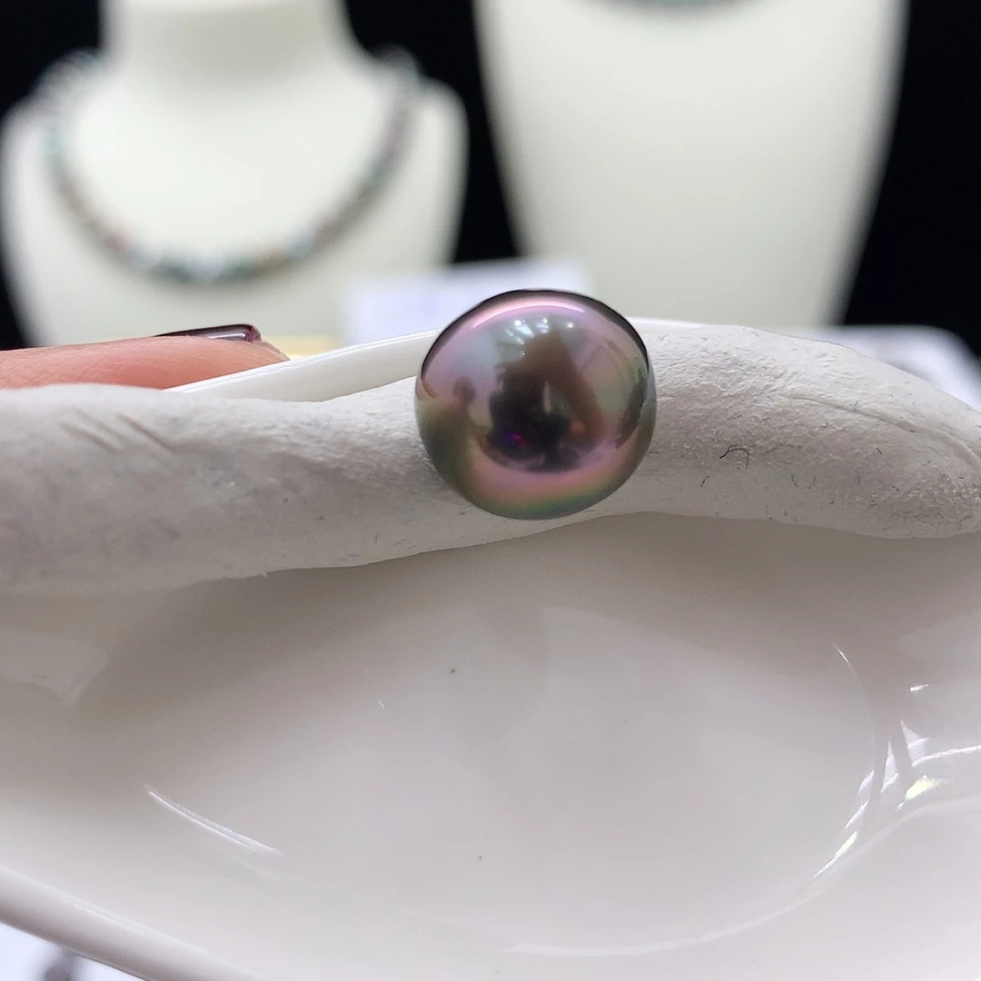未镶嵌裸珠定制海水珍珠火龙果红11.2mm
