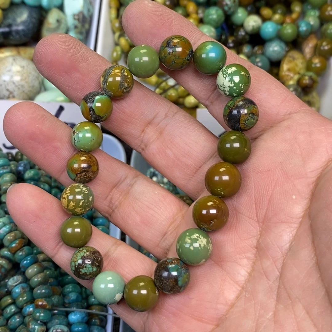 绿松石未镶嵌挂件