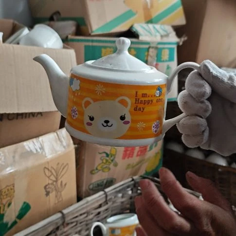 库存微瑕多孔茶壶