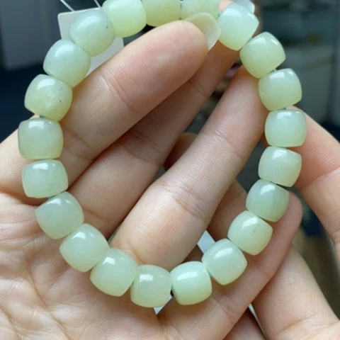 和田玉未镶嵌手链10