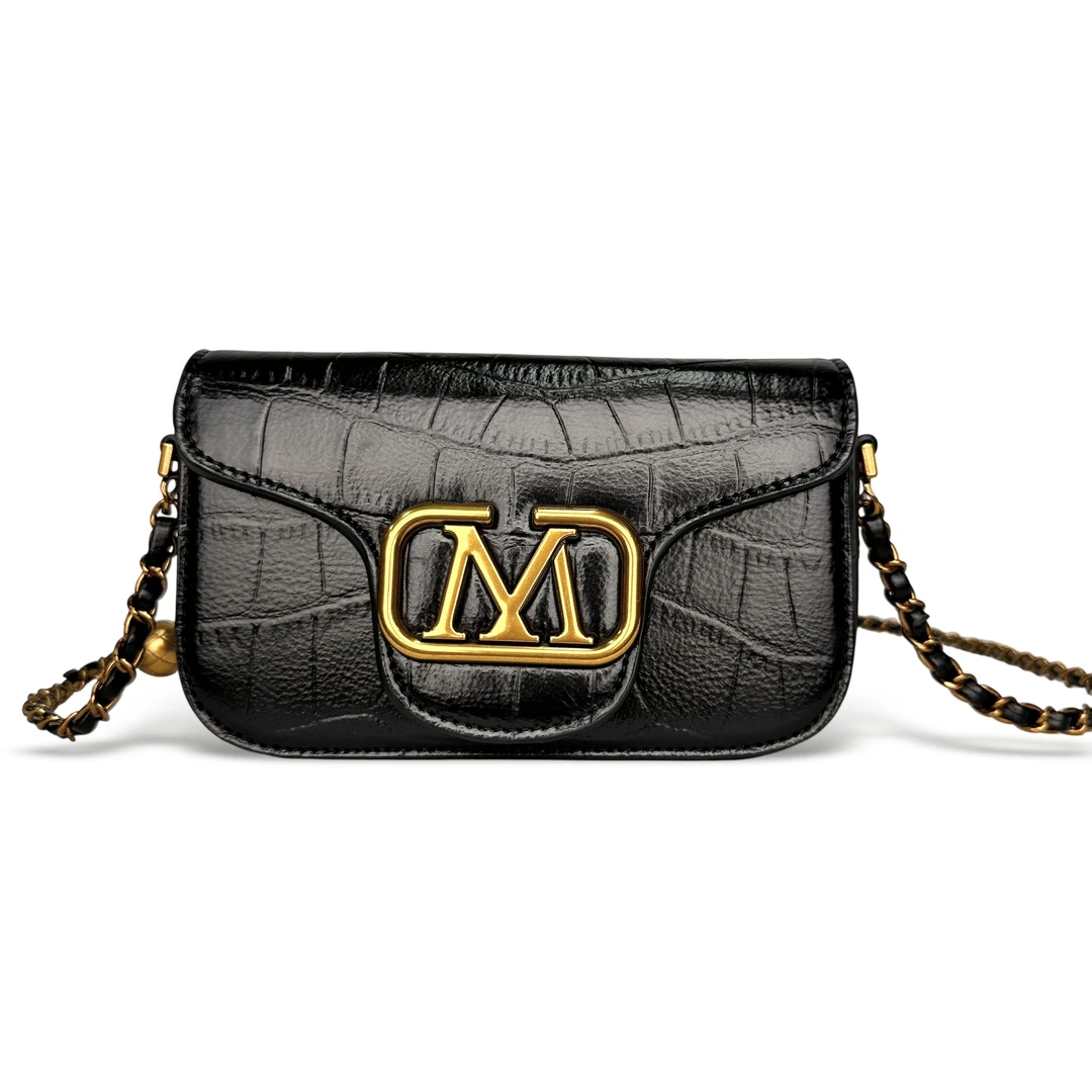 2025夏季新款小众时尚百搭休闲单肩斜跨小方包马鞍包7001