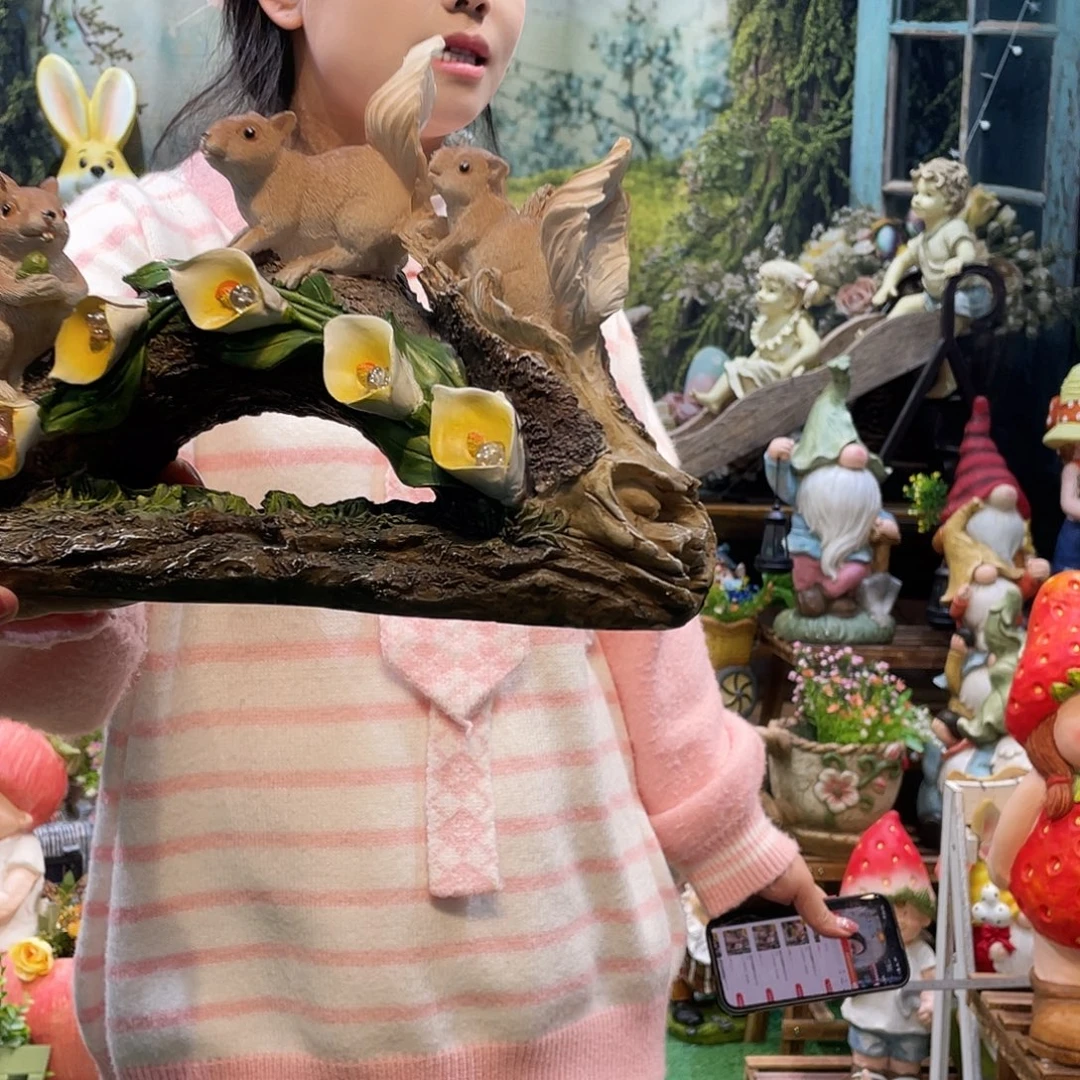 摆件花园摆件红红火火