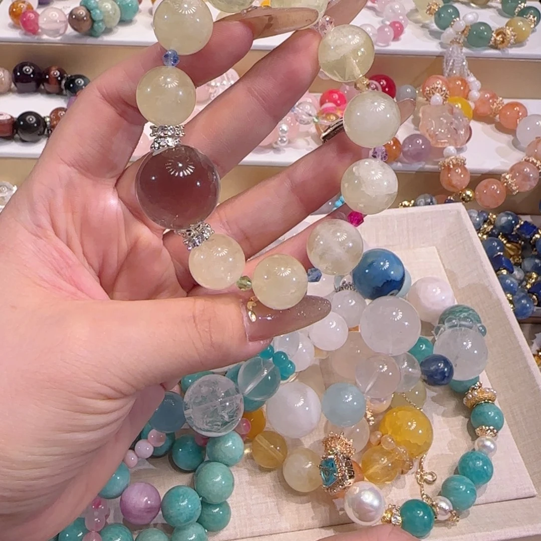 黄晶手镯未镶嵌尺寸