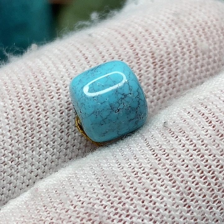 绿松石未镶嵌天然原矿 地大质检