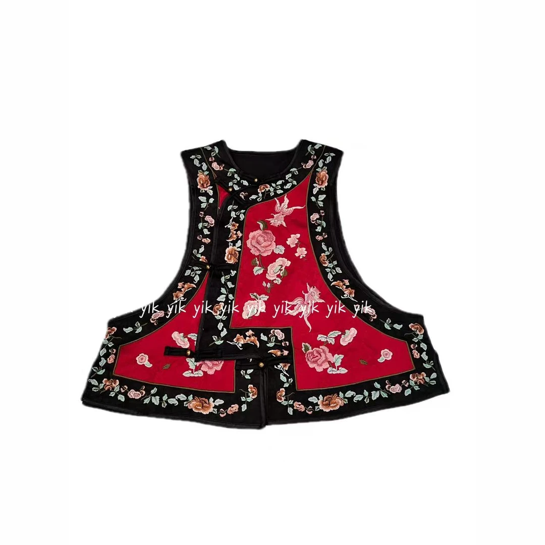 【长安】新中式马甲唐装汉服背心复古中国风高端重工刺绣上衣