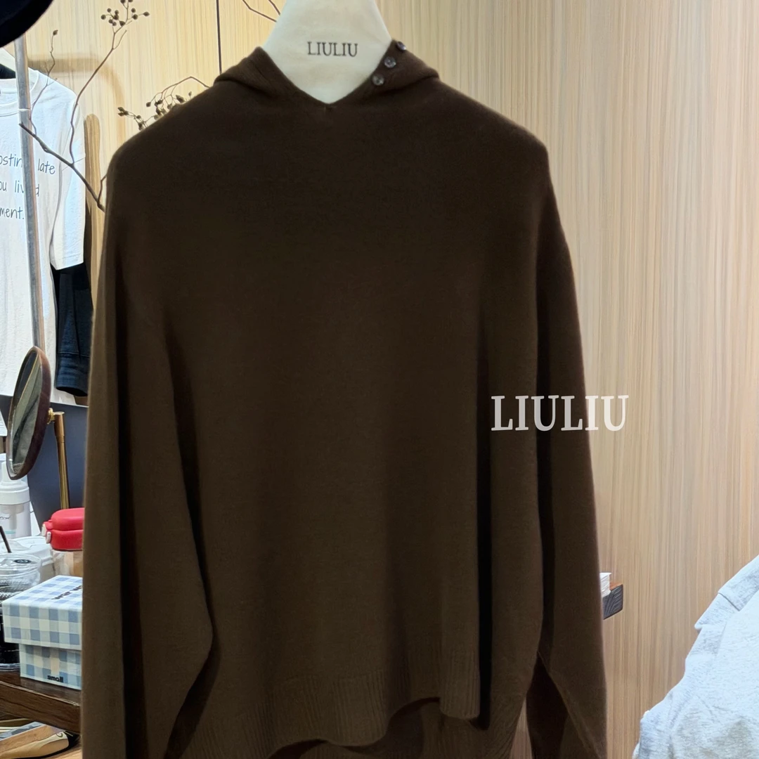 LIULIU 羊绒连帽上衣 (NO退NO换)