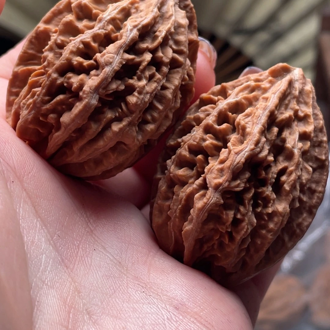 文玩核桃把件楸刀鱼60