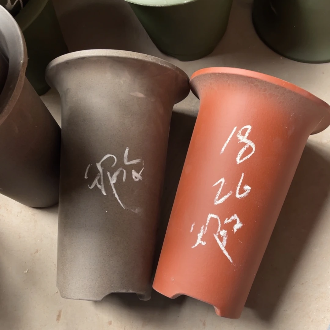 宜兴原矿紫砂花盆