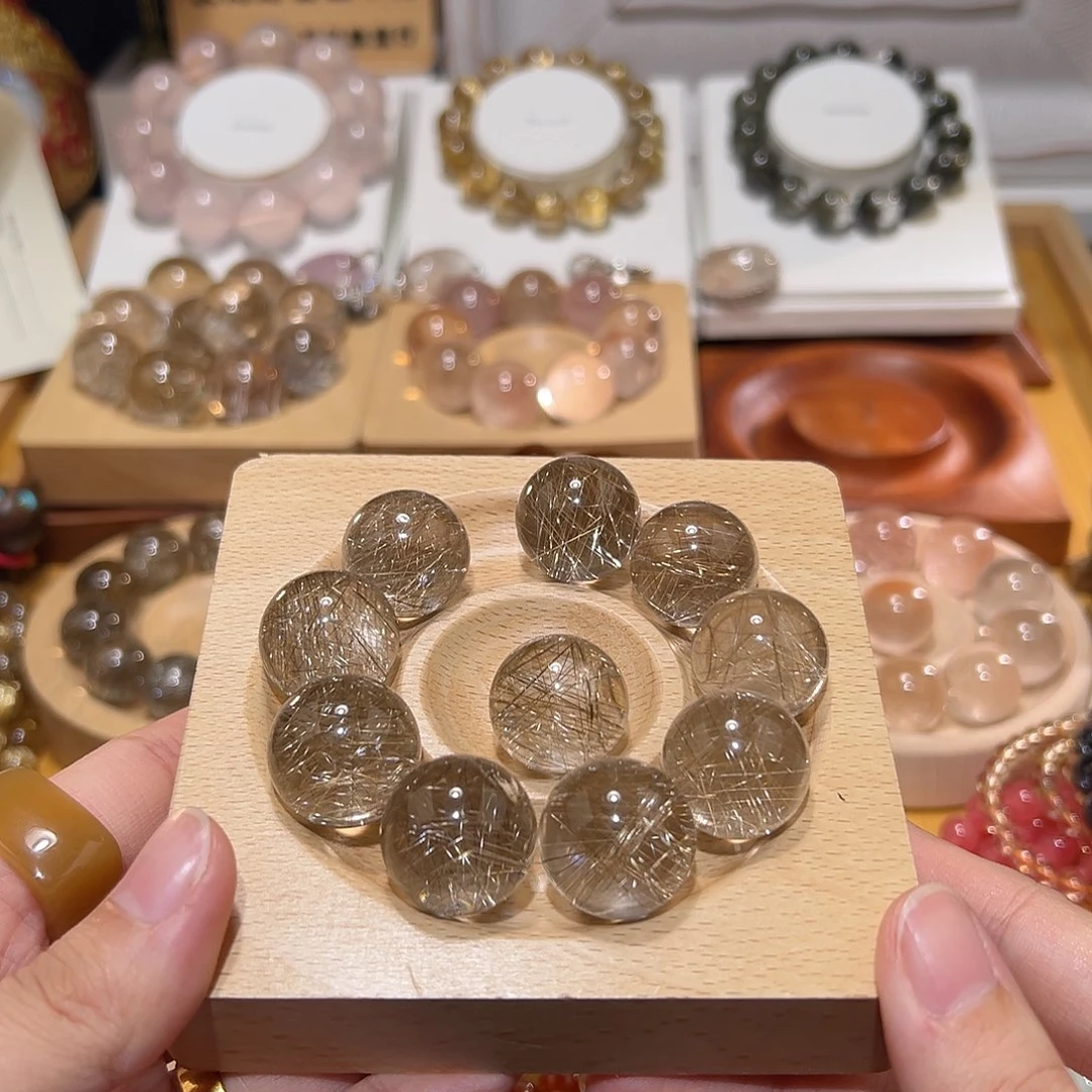 小****未镶嵌手串水晶定制款打孔不退不换