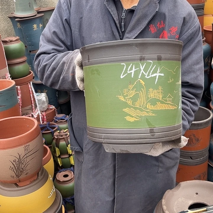 紫砂紫砂花盆是最具