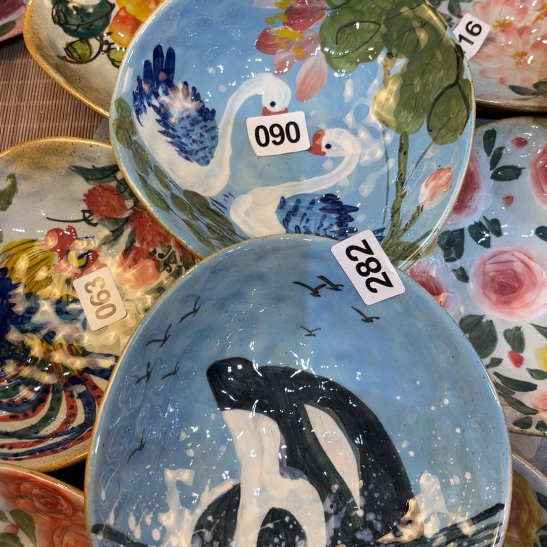 瓷片三****D景德镇手工制作