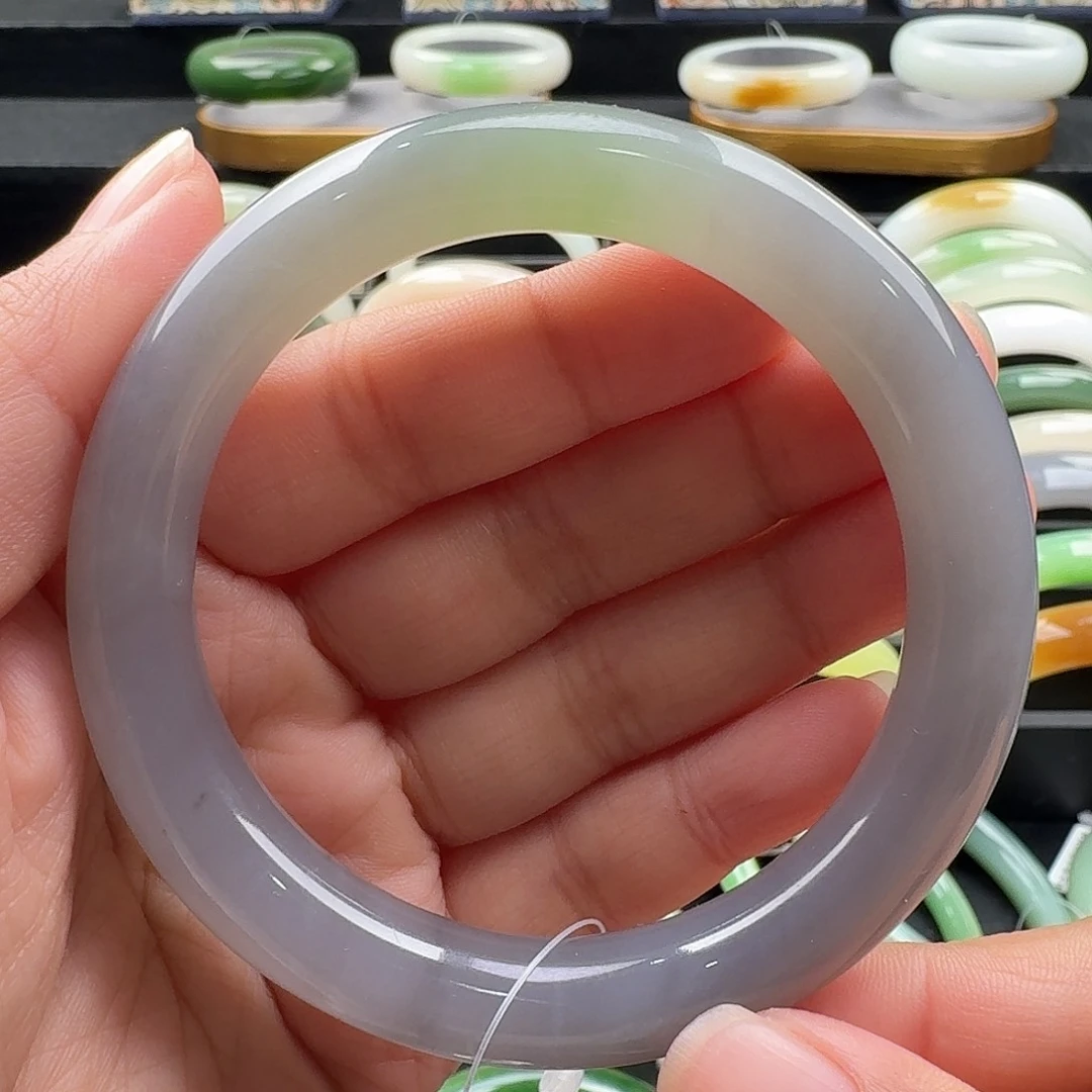 未镶嵌手镯和田玉55.3