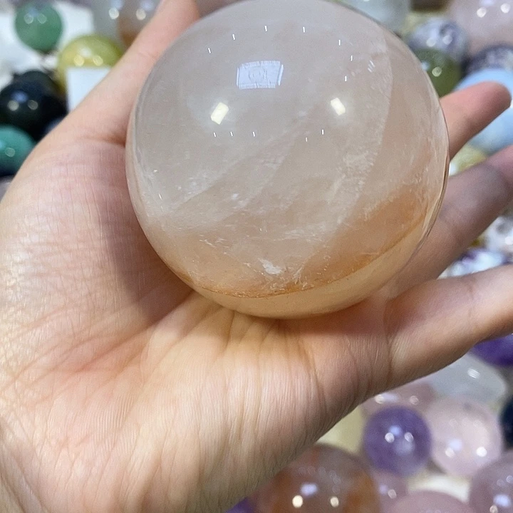 水晶摆件银S925镶嵌