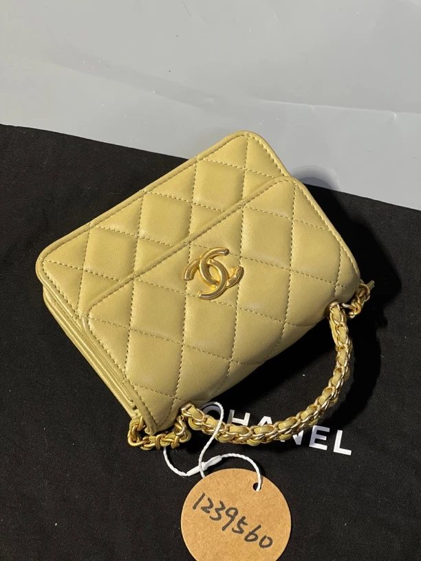 95新 Chanel/香奈儿 夏七中古/手柄小废包/单肩包1239560