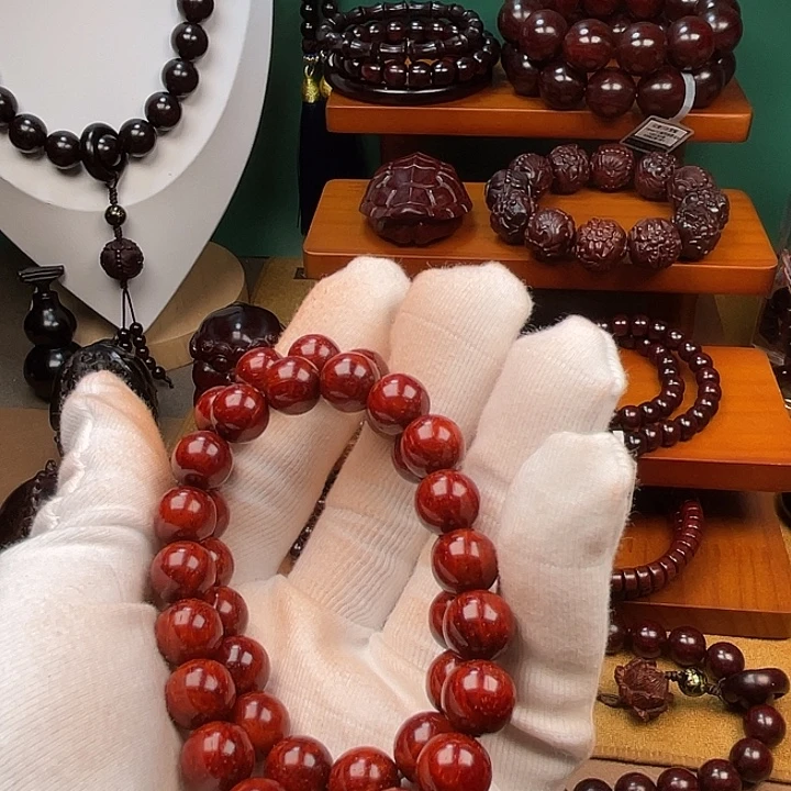 用***6檀香紫檀（小叶紫檀）手串/手链原汁原味1.0*108