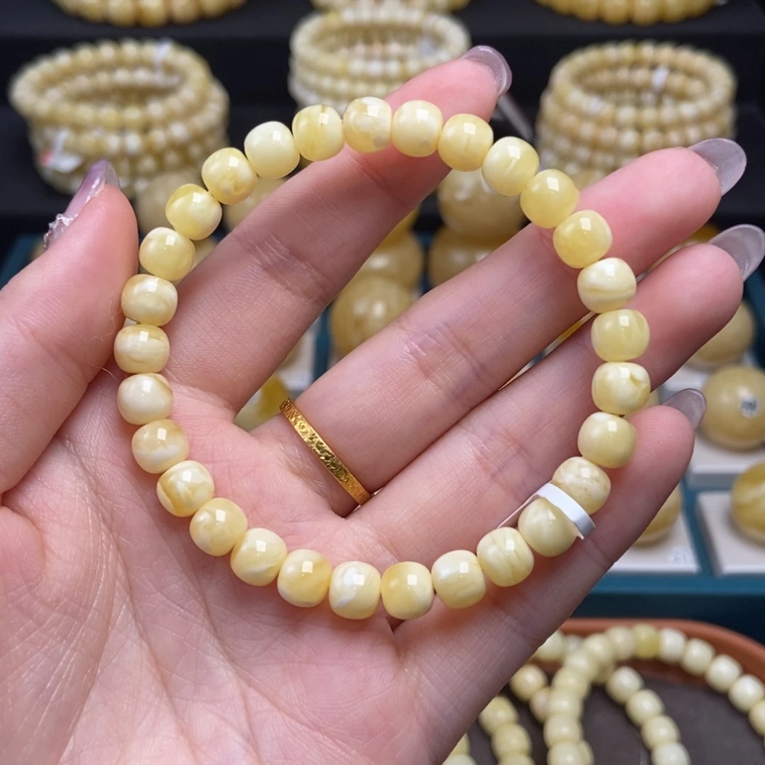 蜜蜡未镶嵌珠宝奇石7.1mm