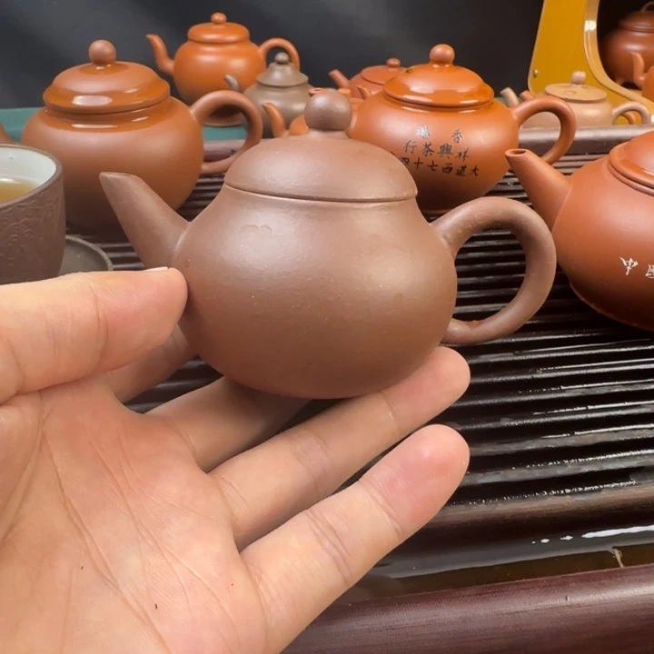 剑流紫泥梨壶容量90