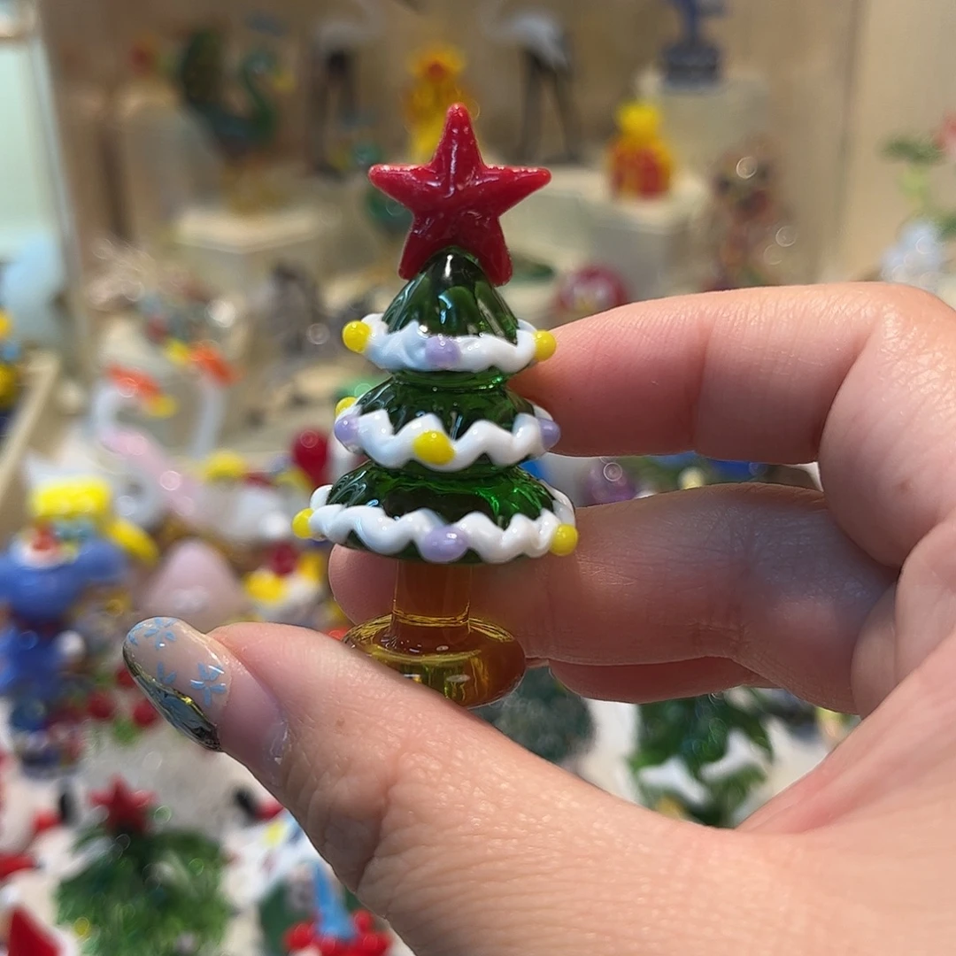 琉璃手工艺品圣诞树