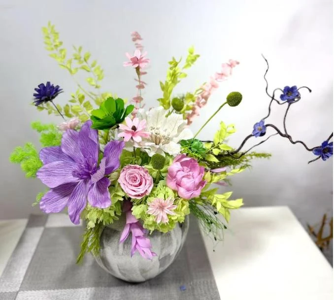 【春意暗然】永生花花束客厅茶几台面家具摆件能放3-5年