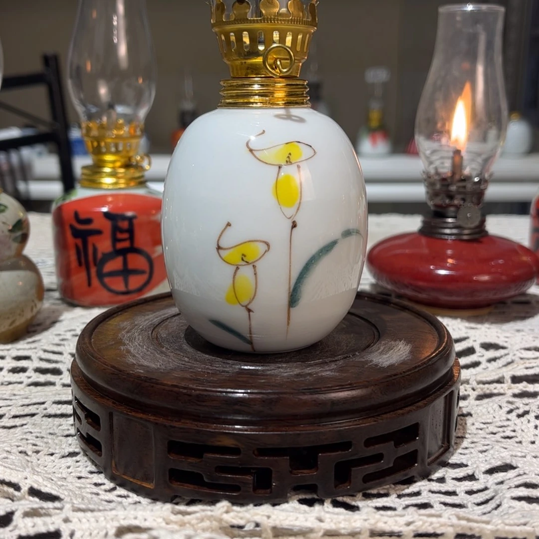 摆件景德镇陶瓷香薰灯