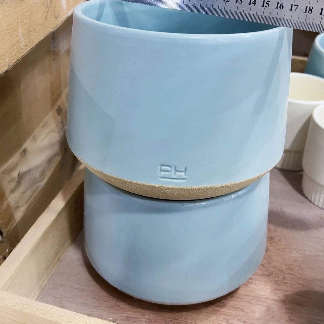 有孔，外贸尾单陶瓷花盆凑单10米包邮