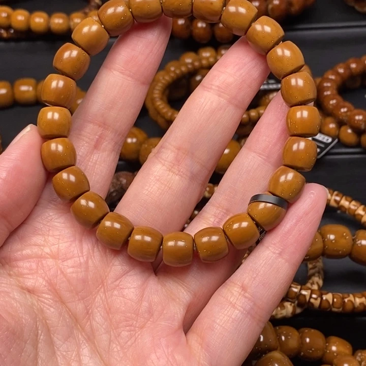 居***哥手串紫金鼠实心直切尺寸9.6