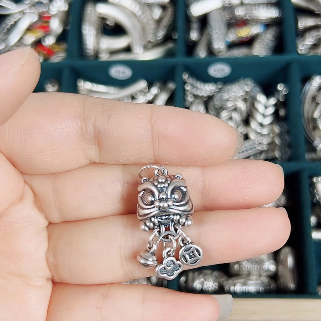 无足银足银999吊坠