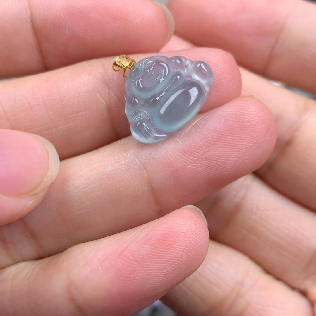 【闪购商品】翡翠18K金镶嵌颈饰翡翠