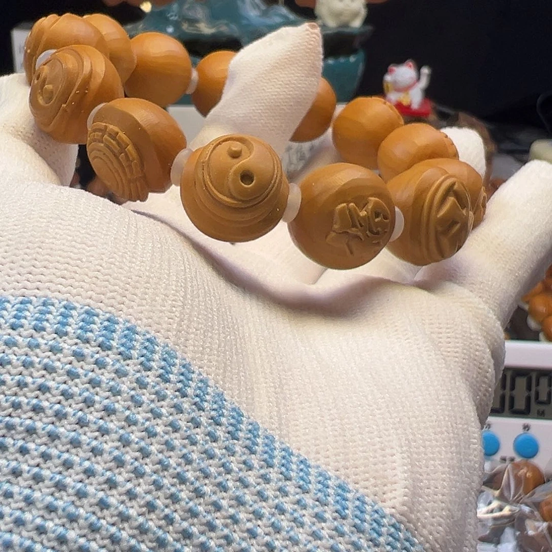 橄榄核手串/手链橄榄核雕刻手工艺品