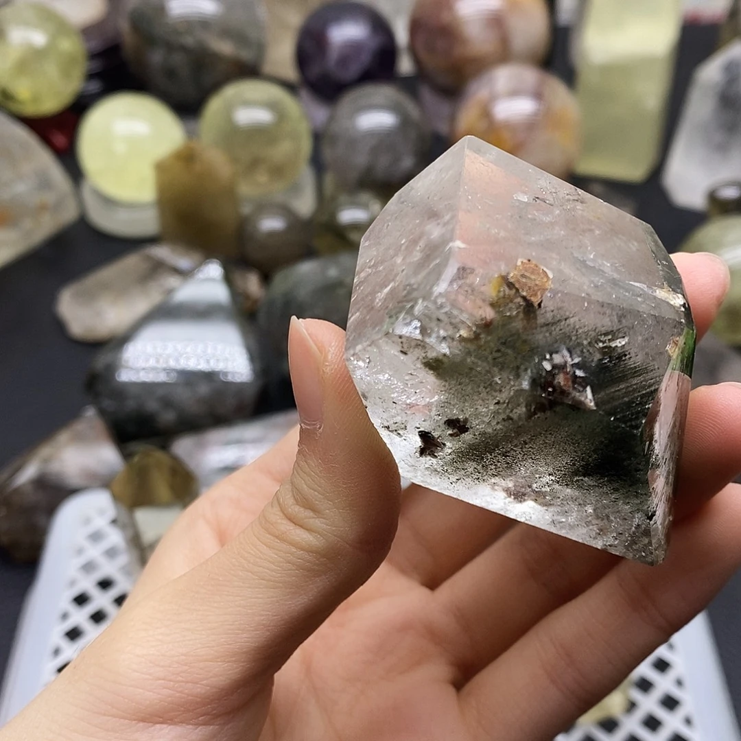 珠宝半成品水晶未镶嵌69水晶石