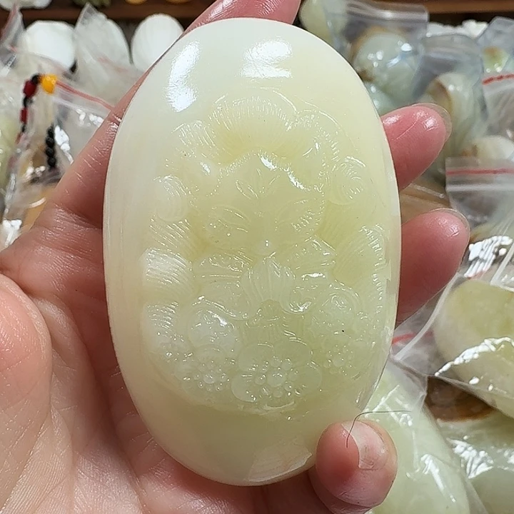 爱***a砖雕石头手把件不退不换