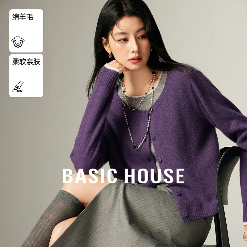 【赵老板专属】Basic House/百家好亲肤假两件羊毛衫-B06245B9892