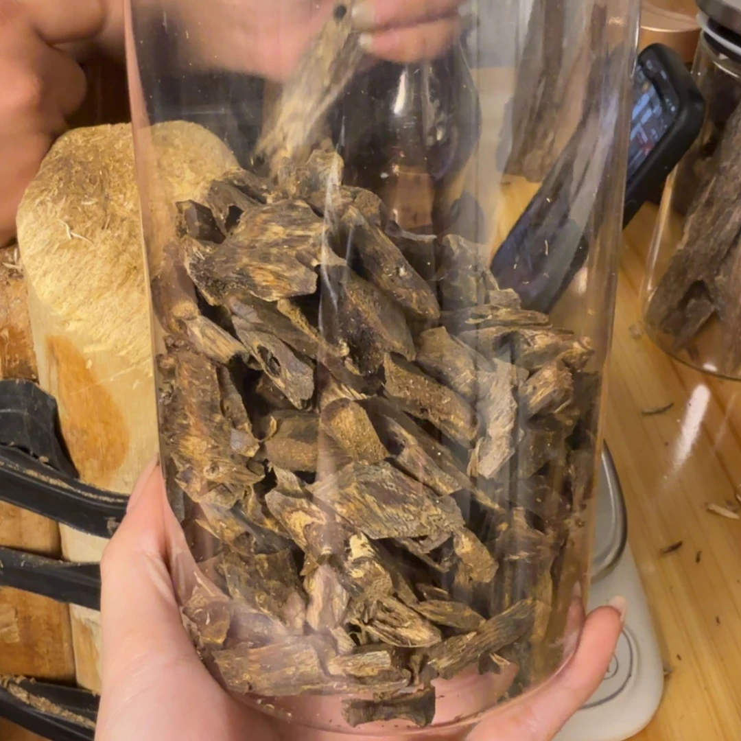 沉香张勺子熏香块料185克