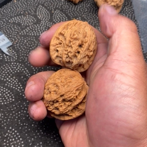 文玩核桃把件虎头3.3