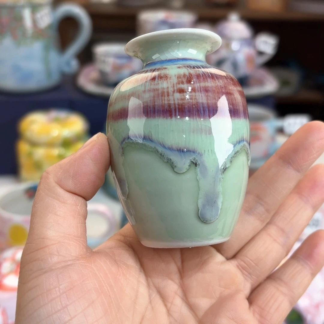 景德镇手绘高温釉下彩陶瓷茶具